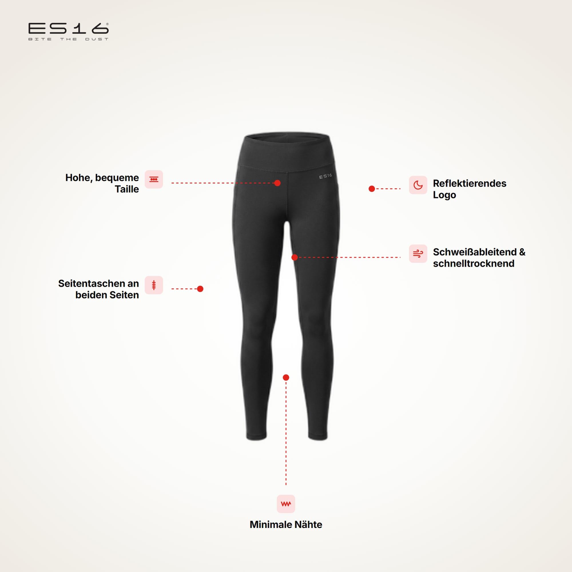 Tights Soft Element Mujer | Leggings Deportivos Suaves y Funcionales para Fitness, Yoga y Running – Mallas Elásticas Transpirables
