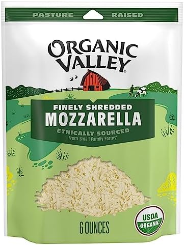 Organic Valley Organic Finely Shredded Mozzarella Cheese, 6 oz