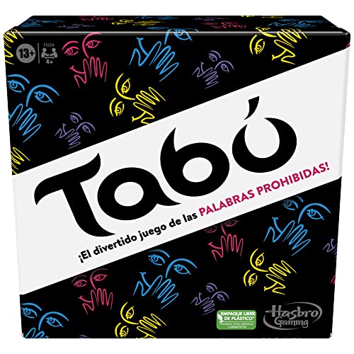Hasbro Gaming Juego Tabú Clásico - Juego de Adivinar Palabras