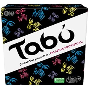 Hasbro Gaming Juego Tabú clásico – Juego de adivinar Palabras para Adolescentes y Adultos – Juego de Mesa para Fiestas – para 4 o más Jugadores – A Partir de 13 años
