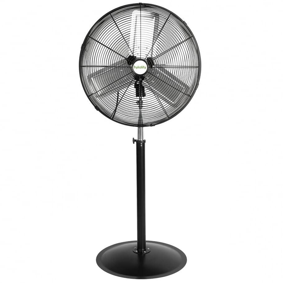 hykolity 24 Inch High Velocity Pedestal Oscillating Fan