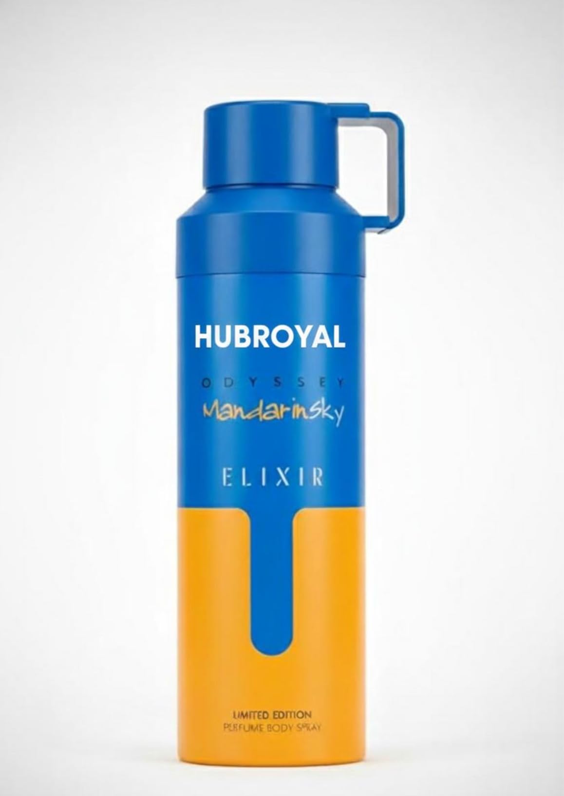 Odyssey Mandarinsky Elixir Body Deodorant Spray, Limited Edition, Blue and Orange, 200 ml