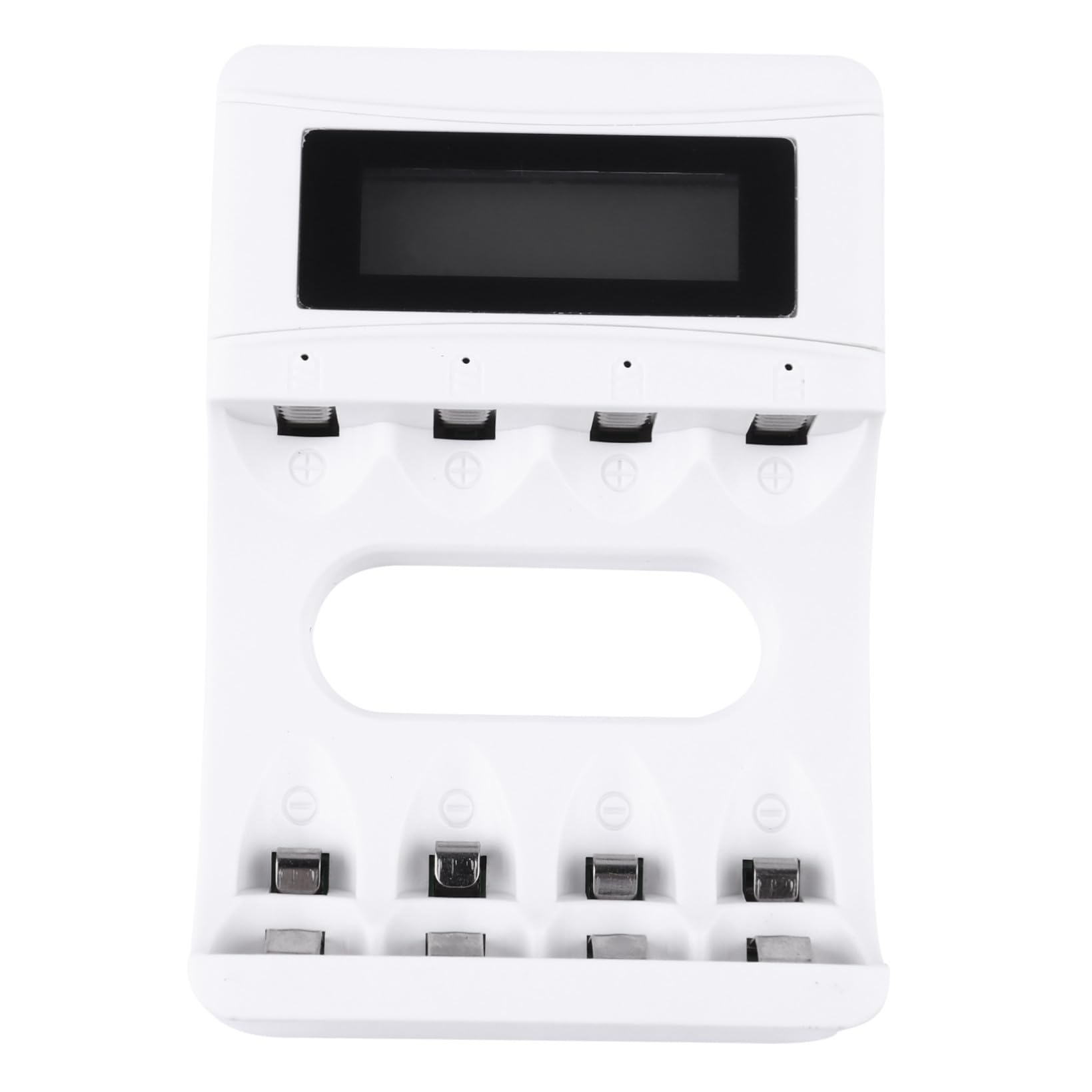 HOMSFOU 2piezas Cargador Recargable De Baterías Pantalla LCD De Slots para Equipos Electrónicos Cargador USB Seguro