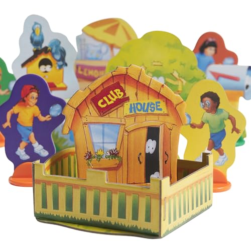 Clue Jr. Vintage Bookshelf Edition juego de mesa miniatura 7