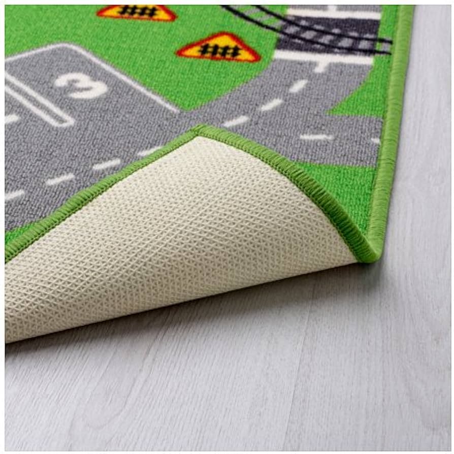 Amazon | IKEA(イケア) STORABO ラグ グリーン 303.201.99, 30320199