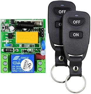Universal RF 220V RF 10A Relay Wireless Remote Control Lighting Switch Receiver Transmitter 433mhz - (Color: with 2 Remote, Size: 315mhz)