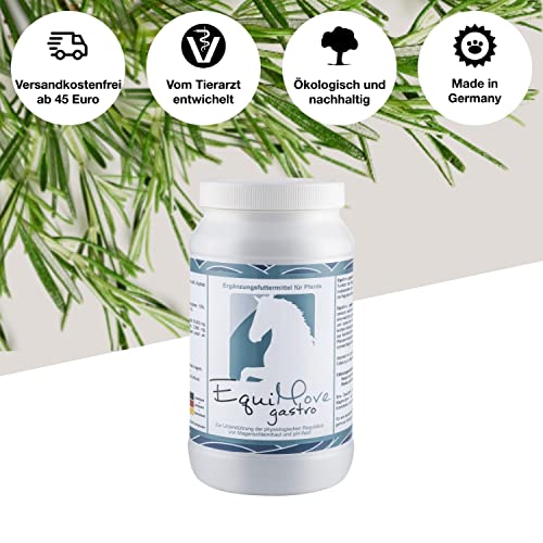 EquiMove Gastro (1,5 kg) | Magenschutz für Pferde | Unterstützung von Magen und pH-Wert | mit Mineral-Algen (Lithothamnium) und Kamillenblüten-Extrakt