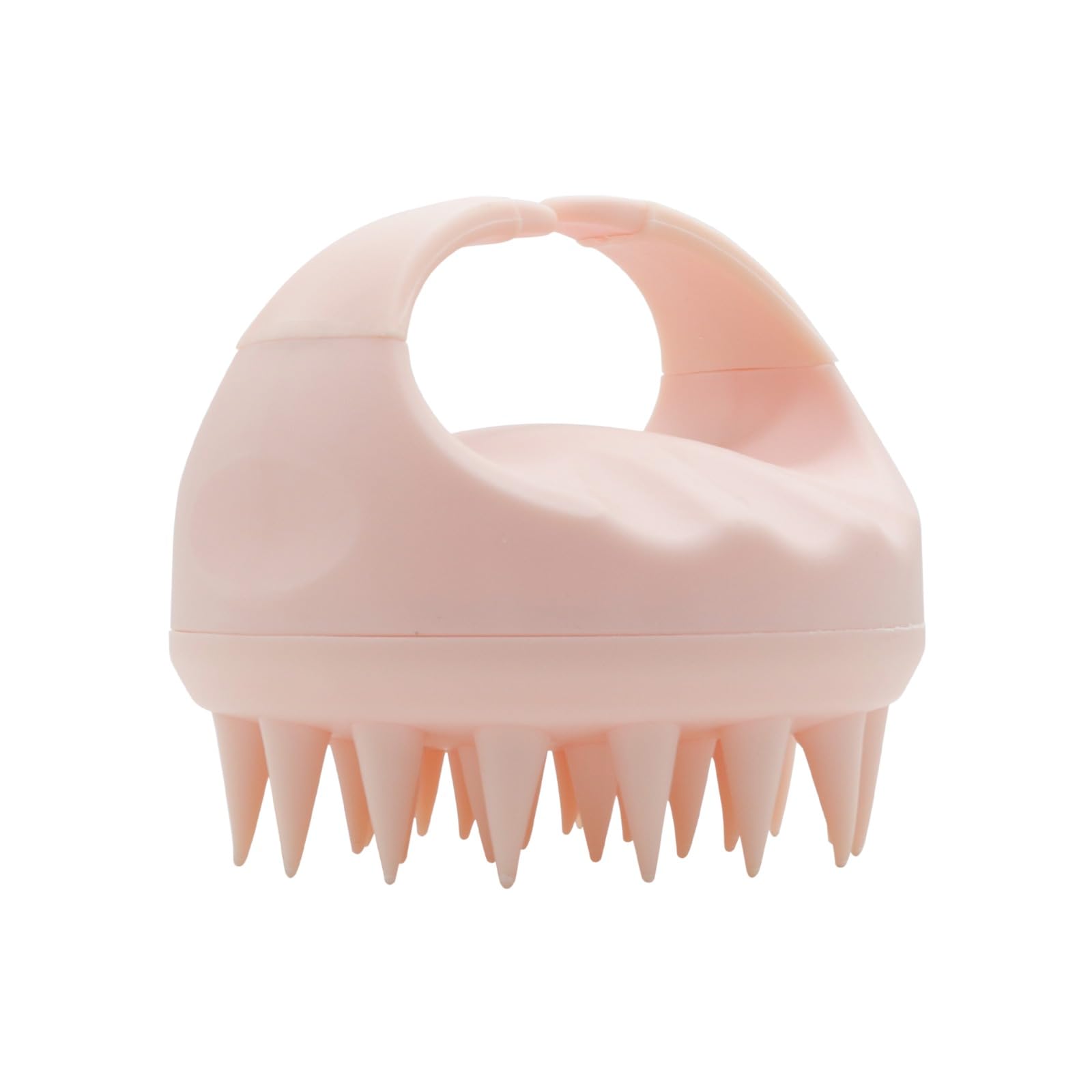 Hairplexx Caviar Scalp Massager Pink Silicone Scalp Massager Shampoo Brush for Shower, Scalp Scrubber with Soft Bristles for Hair Growth & Dandruff Treatment, Wet Dry Hair Massager for All Hair Types