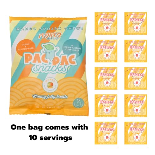 Mango Konjac Chews snack vegano bajo en calorías miniatura 2