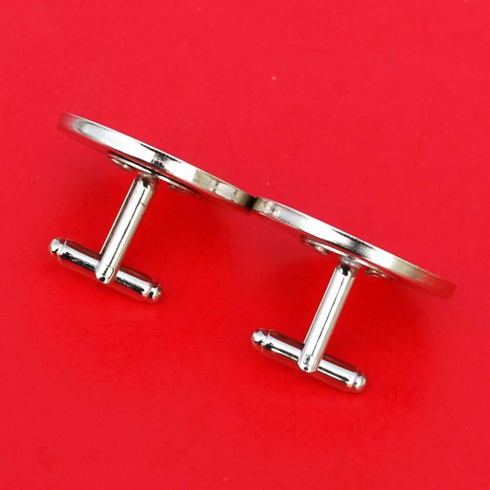 US 1962 Franklin Half Dollar 90% Silver Coin Silver Cufflinks NEW