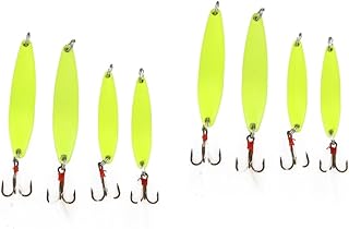 8 Pcs Saltwater Lures Saltwater Fishing Lures Fishing baits Cuttlefish Hook Octopus Hooks Fishing Glowing Fishing Hook Sequins Baits Fishing Bait Hook Fishing Gear Squid Lure Bait