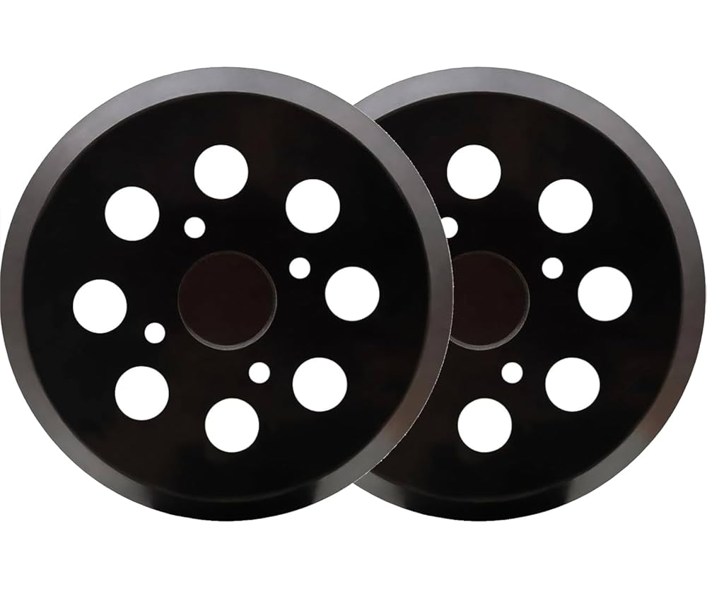 2 Pack 5 Inch 8 Hole Hook and Loop Replacement Sander Pad