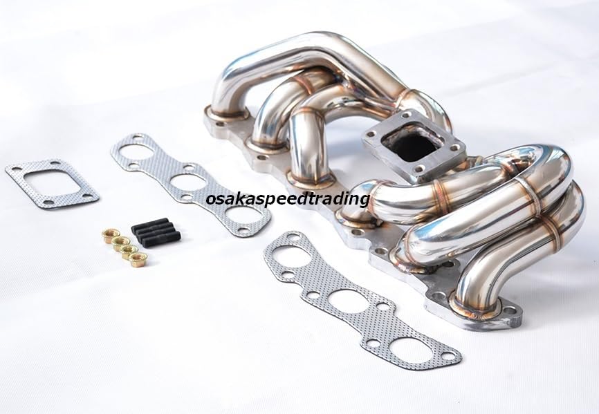 RB25DET RB20DET社外　エキマニ RB20DET RB25DET T4フランジ 上置き エキマニ 44mmウエストゲート用