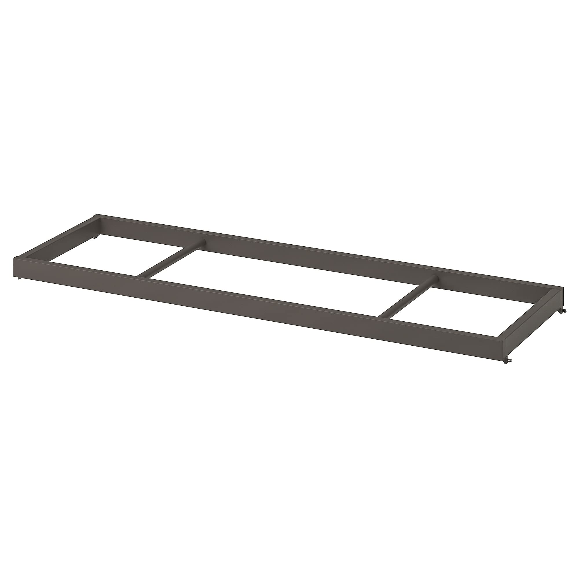 Tringle à vêtements Komplement gris foncé 100x35 cm pour armoire dressing