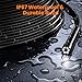KIRFEIHT Endoscope Camera with Light - Industrial Borescope with 32GB Card, Waterproof Inspection Sewer Camera, 16.4FT Snake Semi-Rigid Cord Endoscope Compatible with PC & Android for HVAC, Plumbing