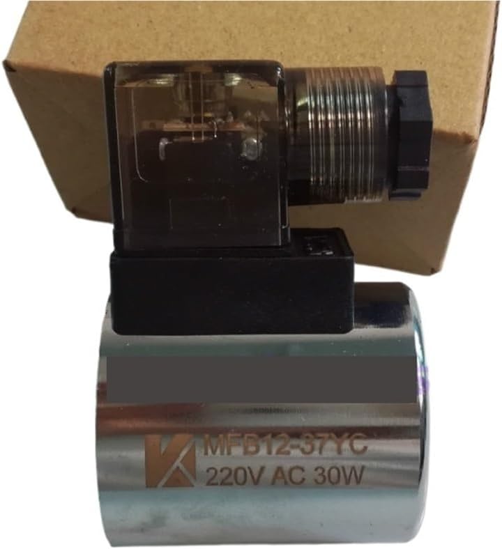 Hydraulic solenoid valve coil MFB12-37YC/ MFZ8-50YC 220V/110V/24V/12V Hole Diameter 23MM copper(AC220V)