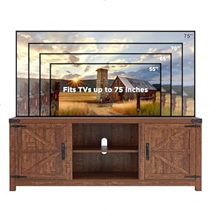 T4treamfarmhousetvstandfortvsupto75incheswoodbarndoormediatelevisionconsoletablewithstoragecabinetseasyassemblymodernentertainmentcenterforlivingroomreclaimedbarnwood Urban Country Home Decor T4tream farmhouse tv stand for tvs up to 75 inches wood barn door media television console table with storage cabinets easy assembly modern entertainment center for living room reclaimed barnwood urban country home decor