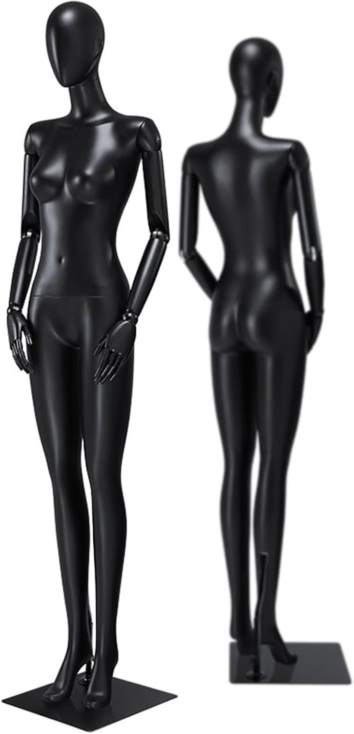 CONGRUI Female Body Retail Mannequins Detachable Solid Wood Arms Capable of Posing Used for Shop Windows Boutique Stores