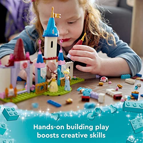 Lego 6427579 Disney Princess Creative Castles 43219, Toy Castle Playset With Belle And Cinderella Mini-Dolls And Bricks Sorting Box thumb #2
