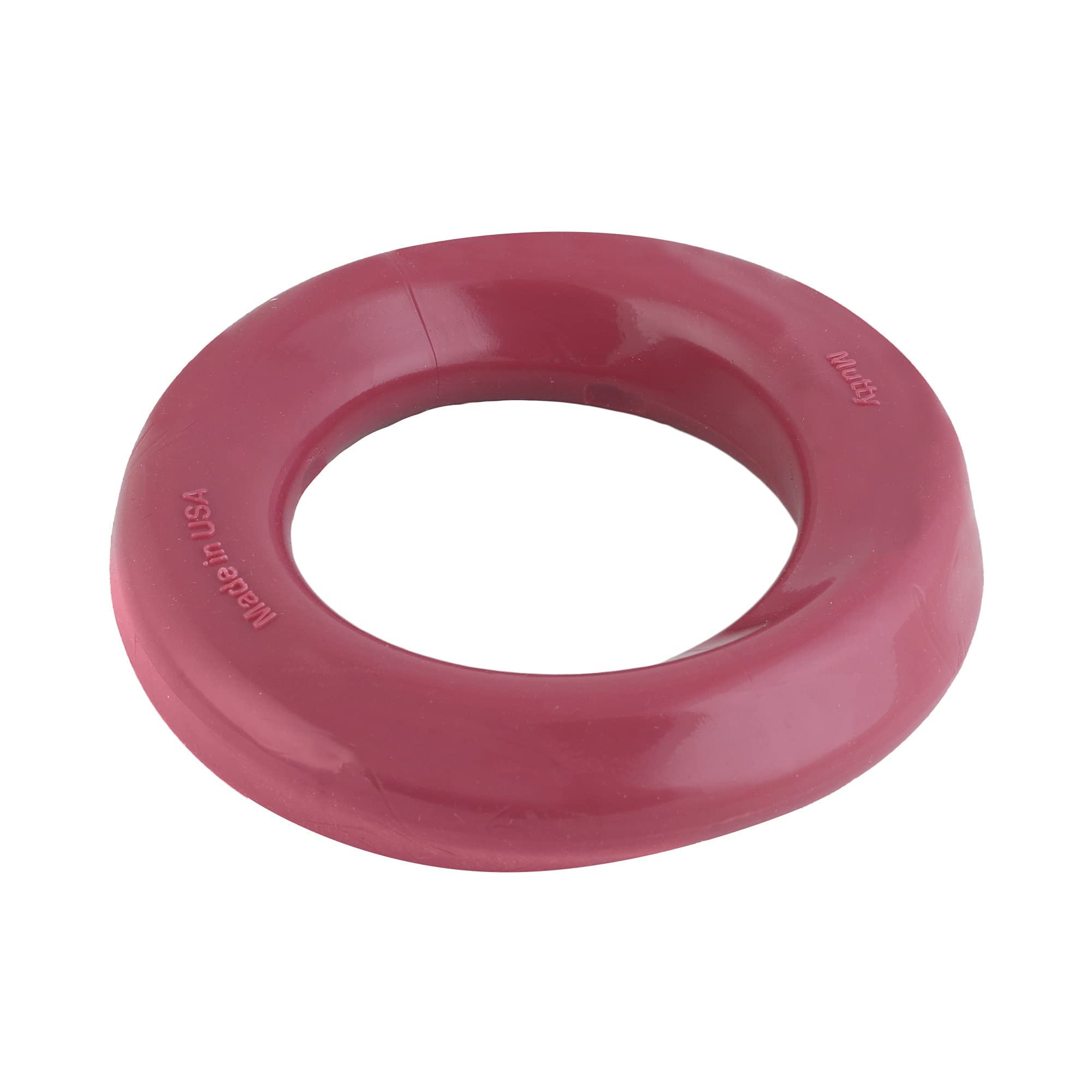 Mutty Anillo de masticación para perros, fabricado en Estados Unidos, material duradero de grado alimenticio para masticadores, una comida donada a refugios locales para cada juguete