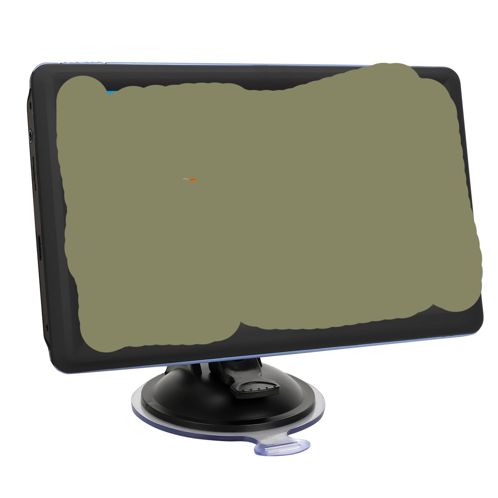 GPS Navigator for Car Truck RV, Latest 2025 Map, 7 inch Touch Screen Real Voice Spoken Turn-by-Turn Direction Reminding Navigation System for Cars, Vehicle GPS with Speed and Red Light Warning (Blue)