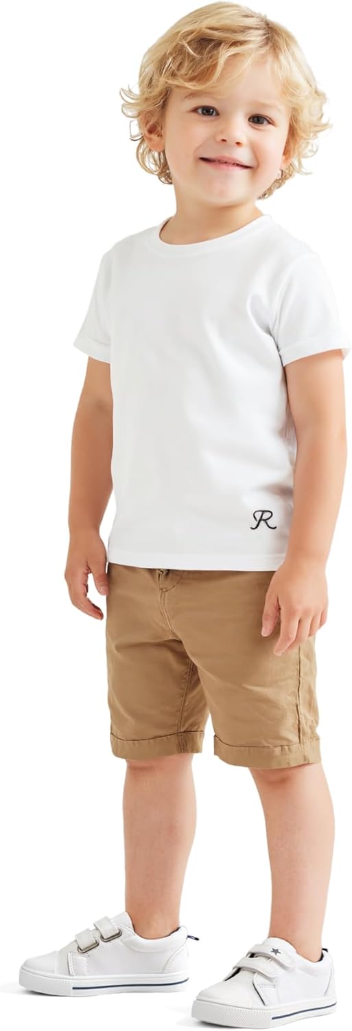 K KomForme Toddler Boys & Girls Shoes Kids Canvas Sneakers with Cartoon Dual Hook and Loops - Image 7