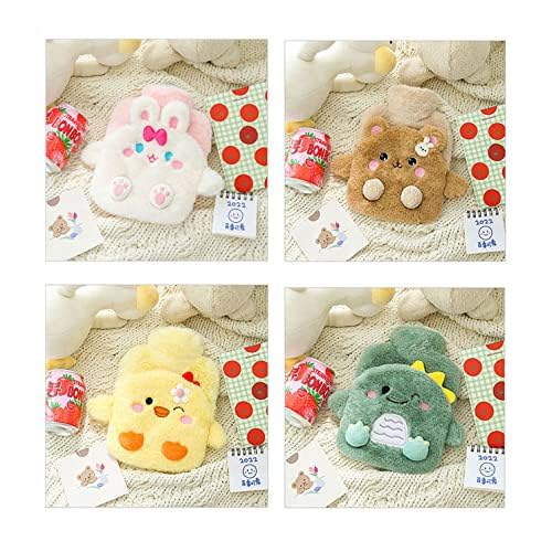 Bouillotte Eau Chaude Lapin En Peluche Healeved - Mini Rechargeable 300ml Gris Clair Spandex