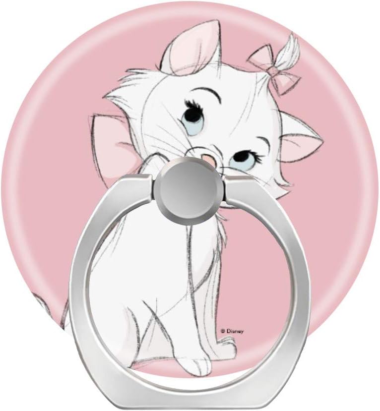 LoveStand-Cell Phone Ring Holder 360 Degree Finger Ring Stand for Smartphone Tablet and Car Mount-Aristocats Shy Marie cat