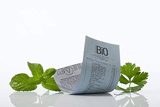 Blue4est - Rollos de papel termosensible (100 unidades, 80 x 80 x 12 mm, 80 x 12 mm, diámetro de 80 mm, 52 g), color azul