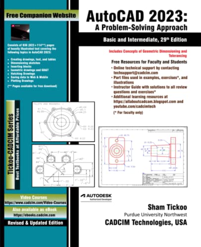 AutoCAD 2023: A Problem-Solving Approach, Basic and Intermediate, 29th Edition