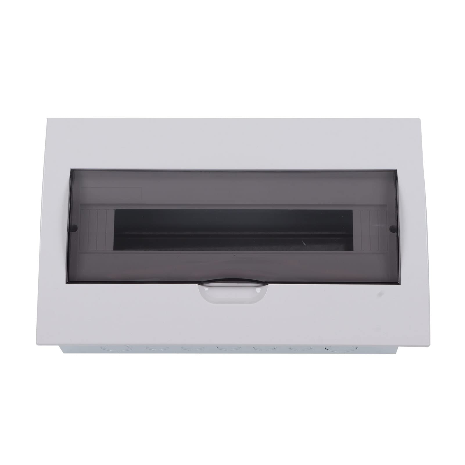 Scatola di Distribuzione da Incasso Interna a 18 Moduli con Barra DIN e Coperchio Trasparente per Progetti Elettrici
