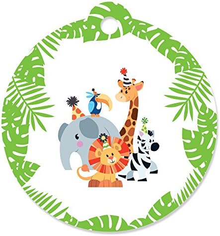 Amazon Com Jungle Party Animals Safari Zoo Animal Birthday Party Or Baby Shower Favor Gift s Set Of Health Household