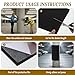 CebraBounze 4-Pack Garage Wall Protector, 14.9”x7.8” Self-Adhesive EVA Foam Bumpers, Black Car Door Edge Guards for Parking, Wall Columns, Poles, Car Door & Bumper Collision Protection