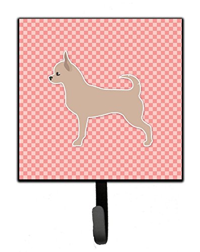 Chihuahua Checkerboard Pink Leash or Key Holder