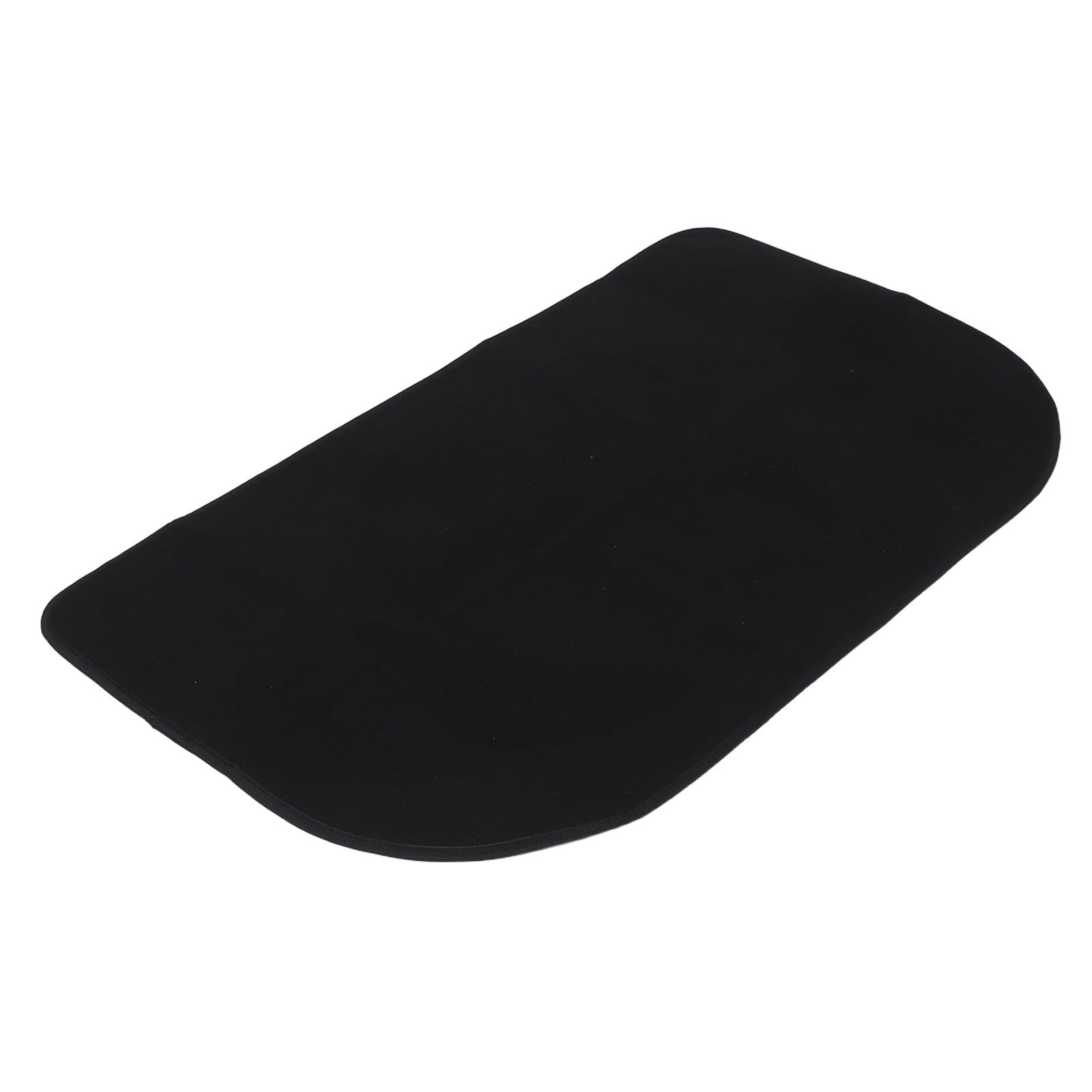 Tappeto Ignifugo per Caminetto a Mezza Luna in Poliestere e Pvc Resistente al Calore, Protezione per Pavimenti Interni Design Moderno Estetico