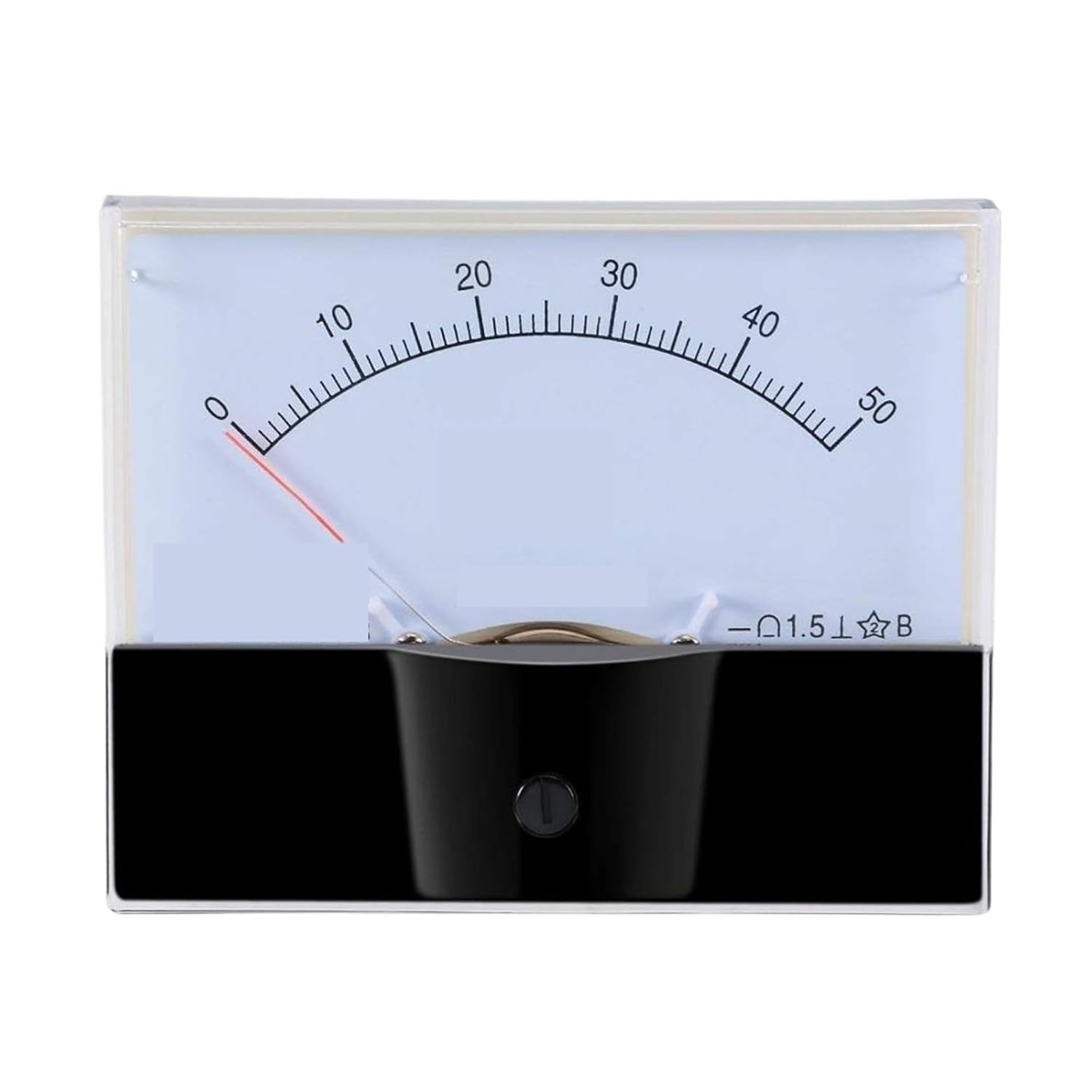 44C2-A DC 0-50uA 100uA 500uA Pointer Type DC Micro-Ampere Meter Class 1.5 Analog Amperemeter Panel Meter Gauge(0-300uA)