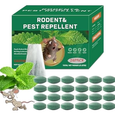 Natural Mouse Repellent Balls for Home - Pepper...