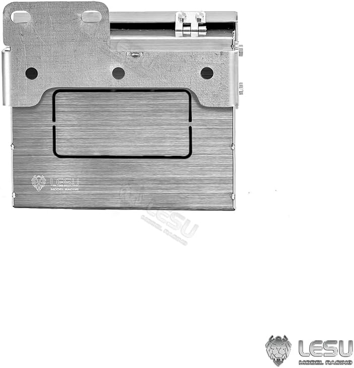 1/14 LESU Metal Toolbox for RC Hydraulic Dump Truck Electric Tractor Car Model for Adult Hobby