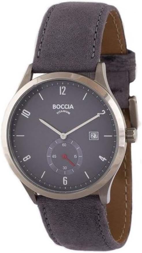 Boccia Men's Analogue Quartz Watch with Leather Strap 3606-03