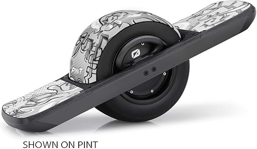 Vista 15 de Gráficos para OneWheel Pint, Zany Blue Design, solo calcomanías para guardabarros, diseños Earth SURF por Senge Graphics Inc. Azul