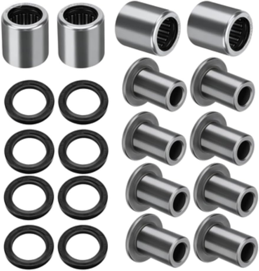 Front Upper A-Arm Bushing Shaft Seal Kit Fit For LT-Z400 2003-2014 A 400 DVX 2004-08 ATV
