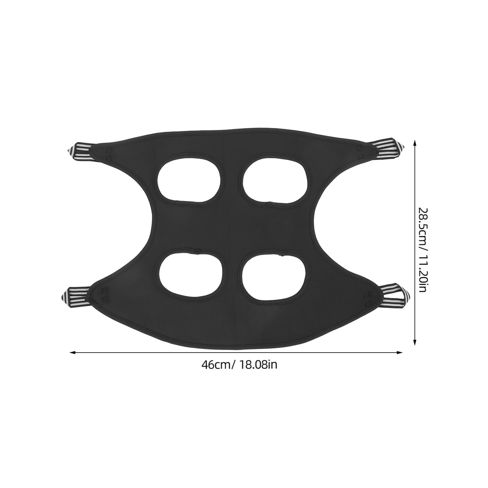 Abaodam Cat Dog Grooming Hammock Space-Saving Wall/Door Mount Black Pet Grooming Organizer for Nail Trimming