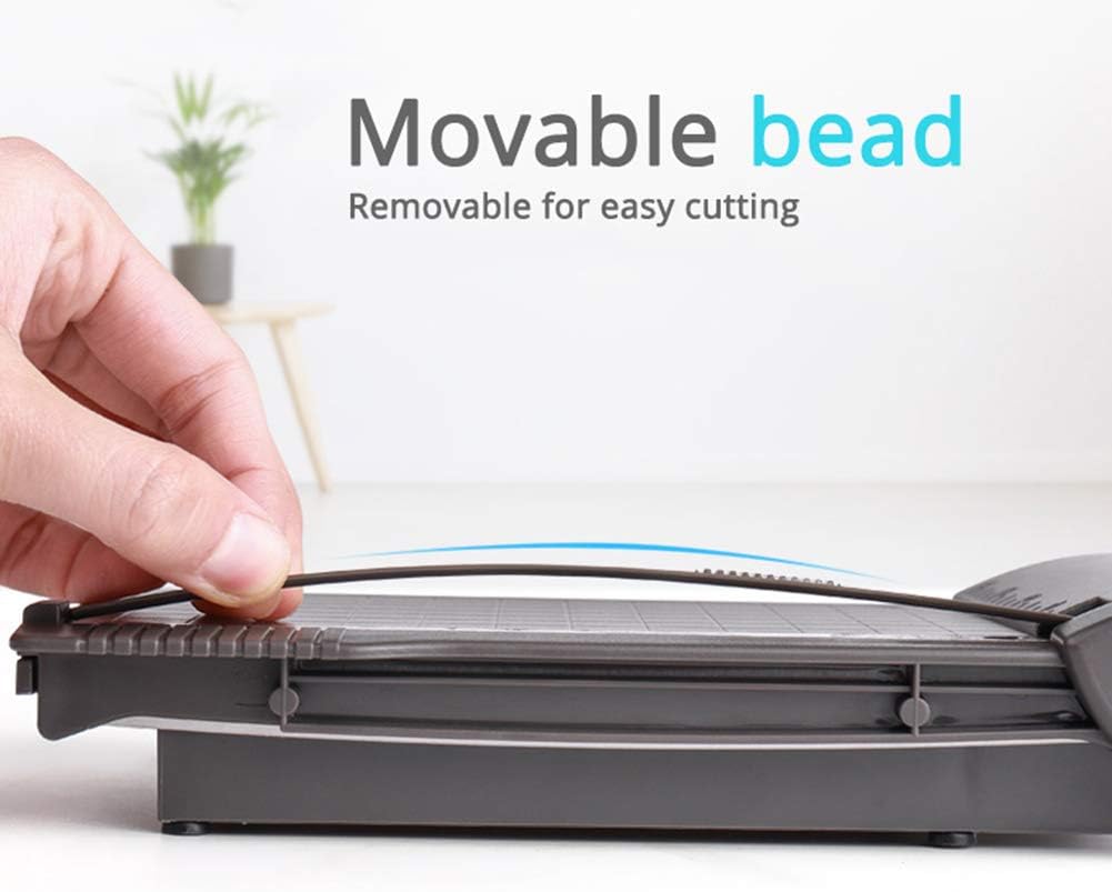 MeiBoAll Paper Trimmer,Portable A5 Paper Cutter 4x6inch Paper Cutting Board 1-6 Inch Photo Paper Guillotine Built-in Ruler Paper Cutter for Craft Paper Coupon Label Cardstock : Office Products