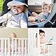 WINKIO 4 PCS Schnullerkette Silikon, Cup Catcher Baby, Kinderwagen Spielzeug Kette BPA-frei, Schnullerband für Spielzeug, Kinderwagen, Autositze (Geweih-Stil)