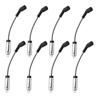19431551 Sparkplug Wire Kit, AC Delco Spark Plug Wires Set Compatible with Cadillac Chevrolet Gmc Models, Replace 19431551 12716289,Pack of 8