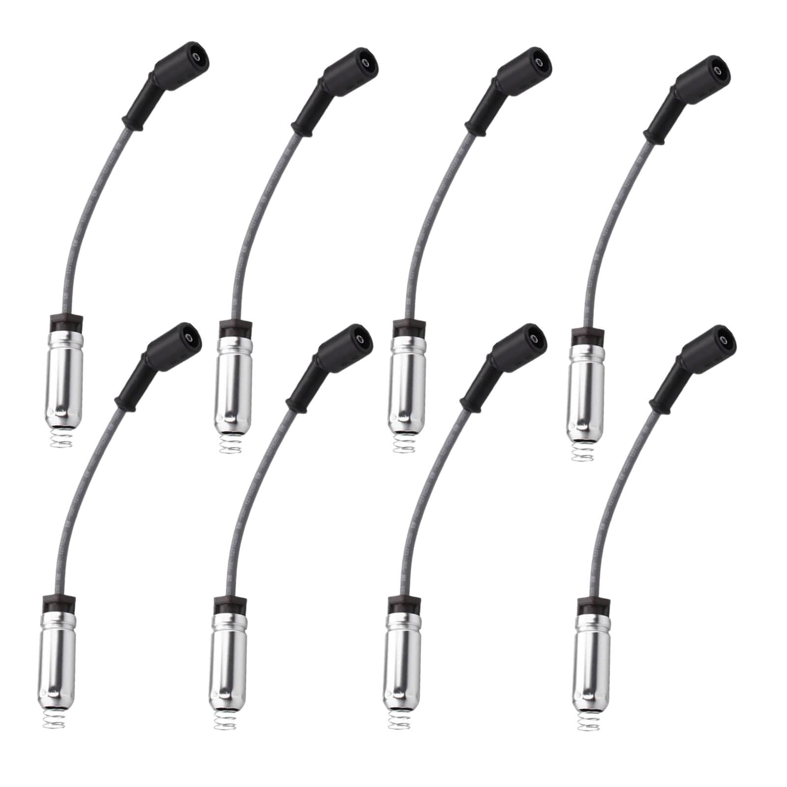 LDCRE 19431551 Sparkplug Wire Kit, AC Delco Spark Plug Wires Set Compatible with Cadillac Chevrolet Gmc Models, Replace 19431551 12716289,Pack of 8