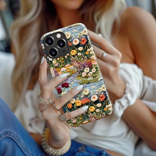 DEENAKIN for iPhone 16 Pro Max Case Cute,Wireless Charging,Trendy Floral by DEENAKIN - Used condition - Image 5