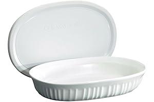French White 23-Ounce Oval Dish: Elevated Dining