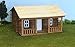 Train Time Laser O Scale Log Cabin Building Kit