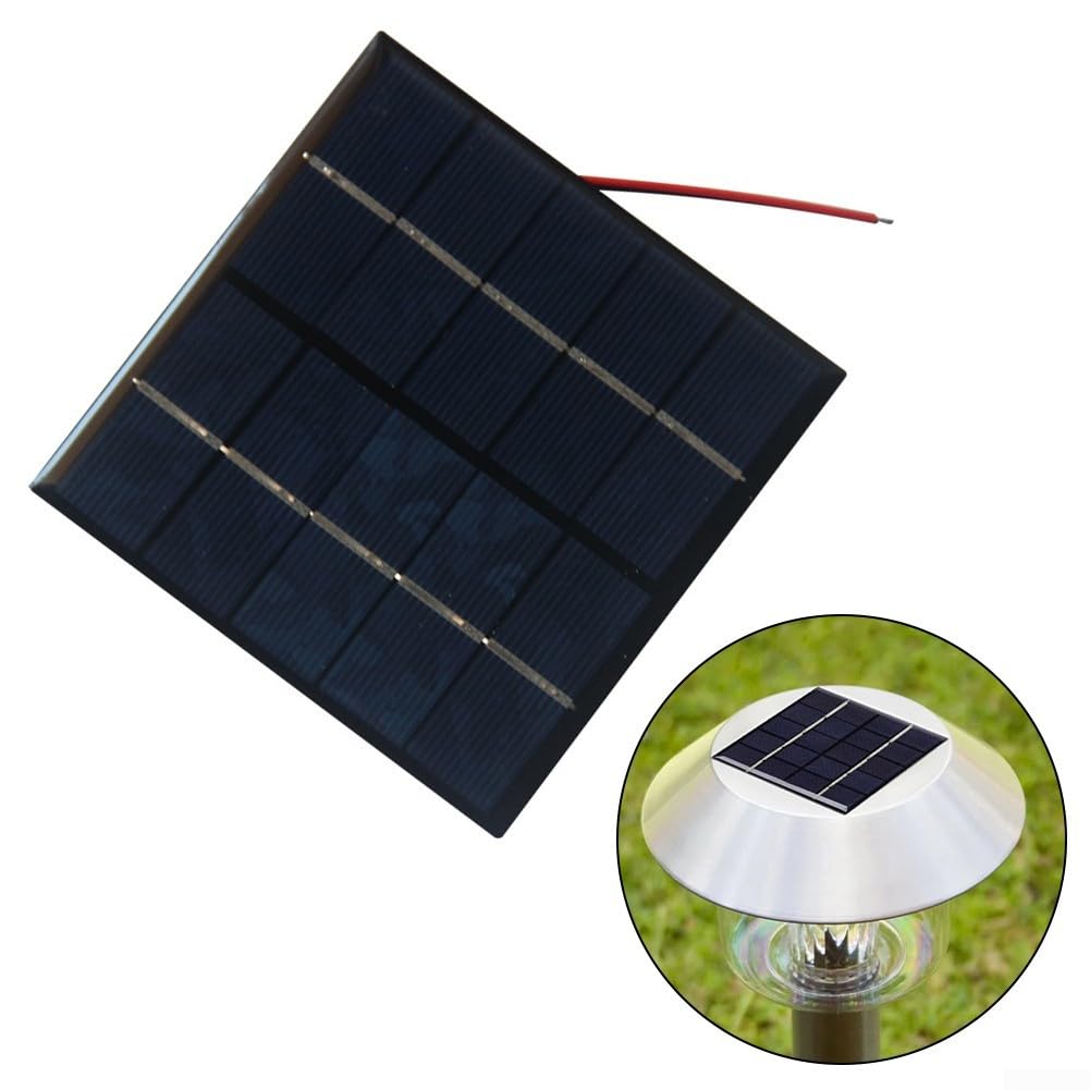 Source d'énergie fiable facilement connectable avec le câble de 12 à 15 cm des panneaux solaires de 1 2 W (1 pièce)